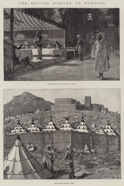 The British Mission to Morocco by Richard Caton Woodville junior